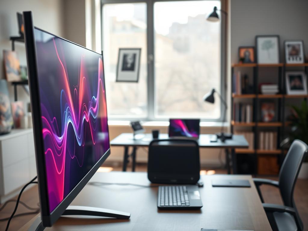 Monitor Desain Grafis Profesional